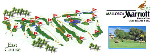 Son Antem East Golf Course Layout