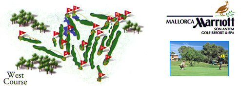 Son Antem West Golf Course Layout