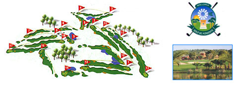 Golf De Poniente Golf Course Layout