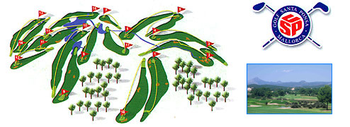Santa Ponsa I Golf Course Layout