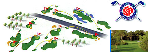 Santa Ponsa III Golf Course Layout