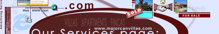 Property rental Advertising services, Free House Hunter, Free link exchange for fellow travel and mallorca related websites...