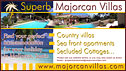 print advertising for villas and apartments for rent in mallorca (majorca)